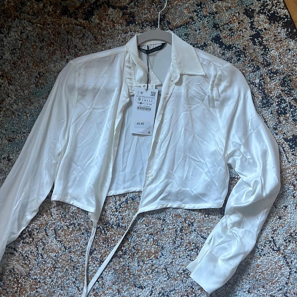 Zara crossover shirt